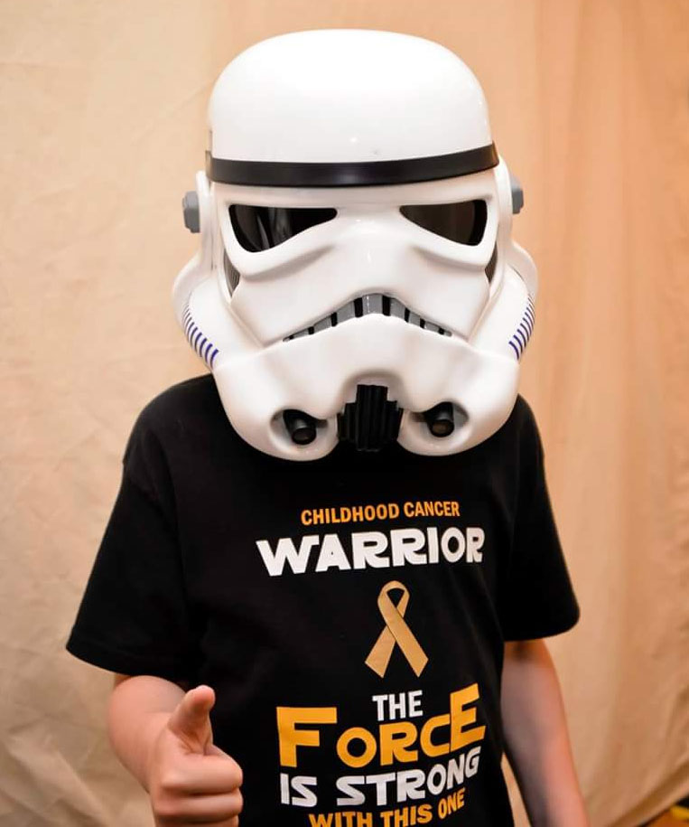Stormtrooper Alfie beats cancer